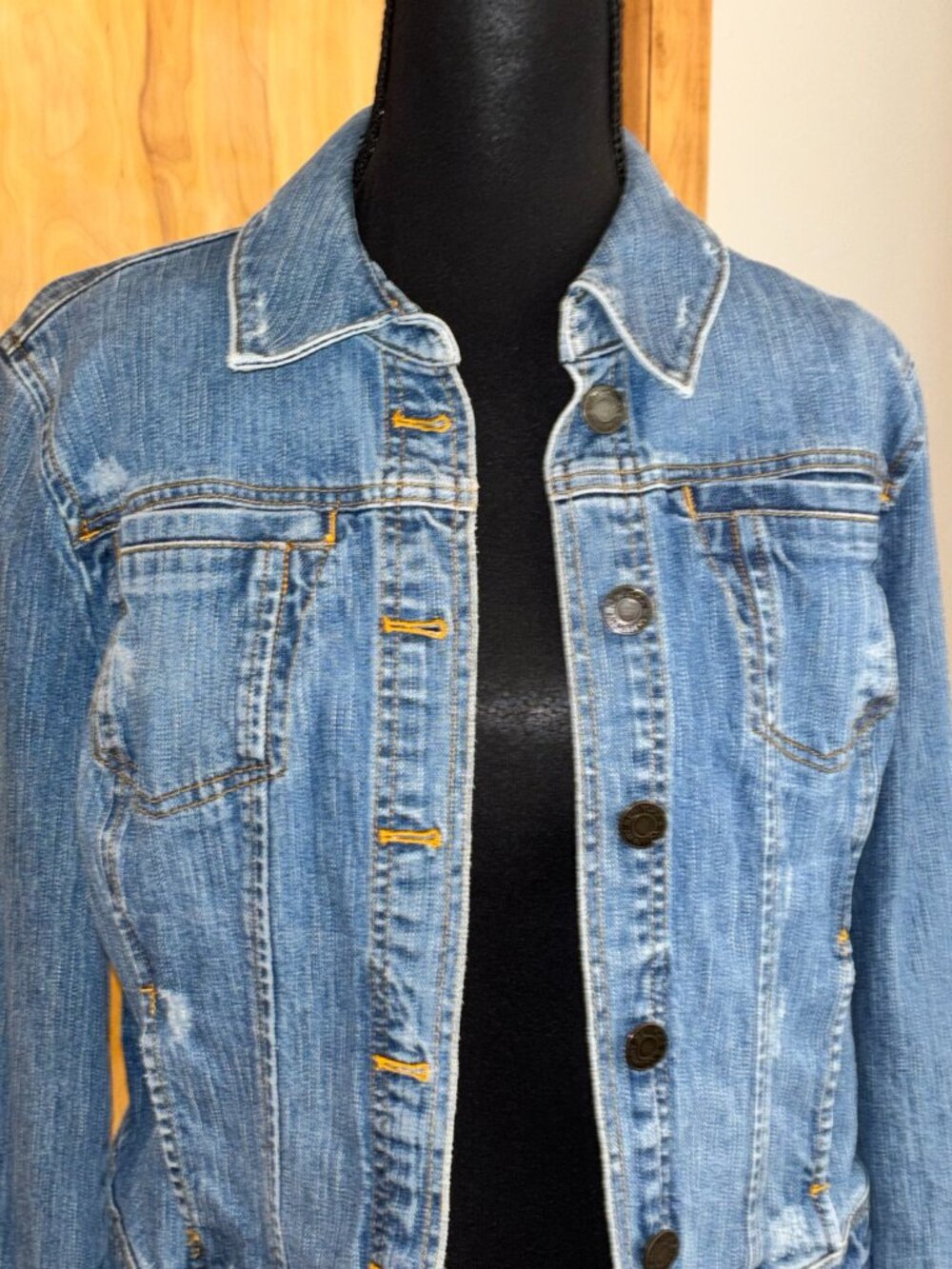 New York & Company Blue Jean Jacket Size M
